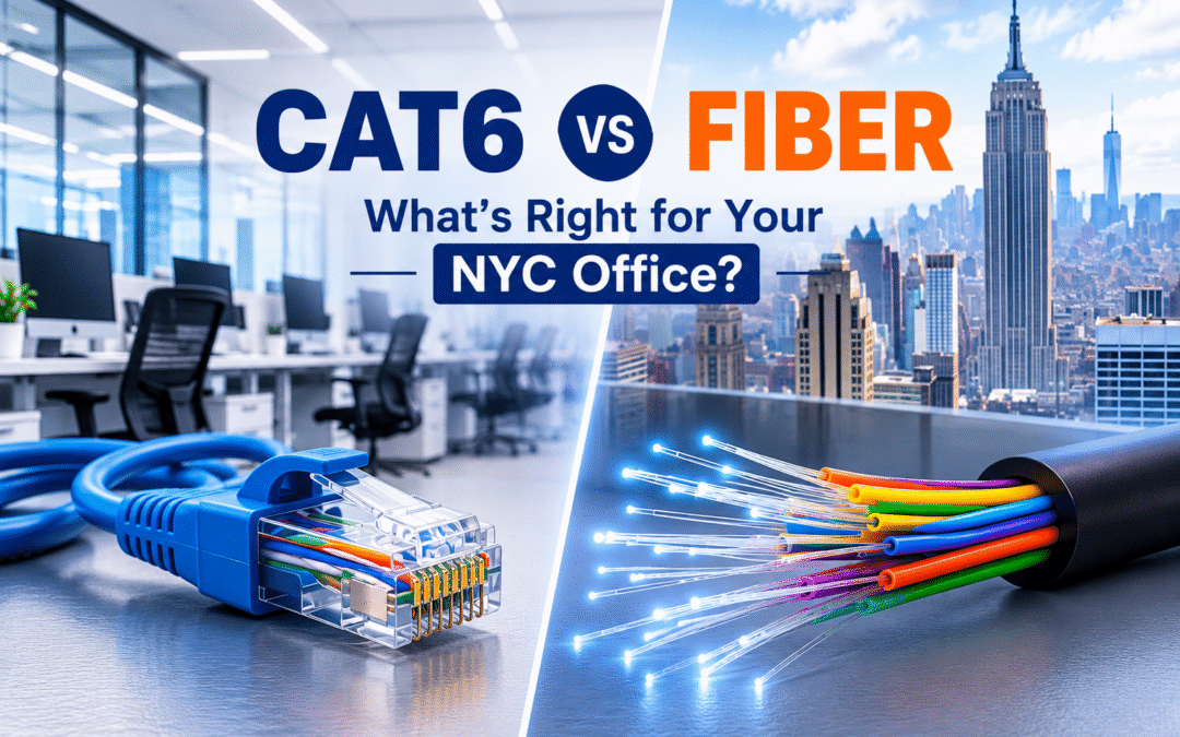 Cat6 vs Fiber: What’s Right for Your NYC Office?