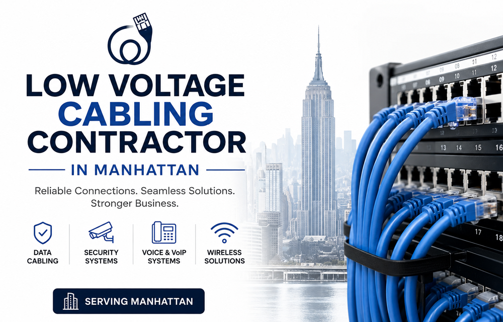 Low Voltage Cabling Contractor Manhattan