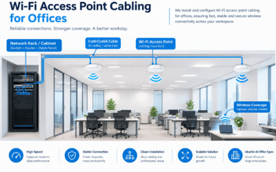 Office Wi-Fi Access Point Cabling in NYC